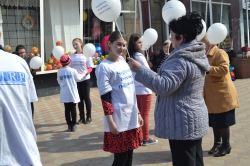 Flash-mob cu genericul "Neglijența Provoacă Delincvența!” la Căuşeni
