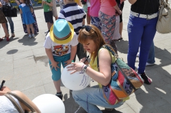 Flash-mob organizat cu ocazia Zilei Internaţionale a Copilului