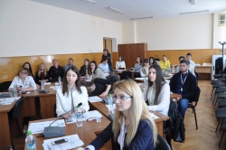 Studenți de la diverse universități din țară și tineri juriști  au avut ocazia să prezinte o analiză asupra democrației europeane din diferite perspective