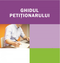 GHIDUL PETIȚIONARULUI ACCESIBIL ÎN VERSIUNEA SONORĂ