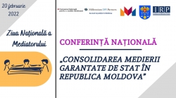 Conferința națională „Consolidarea medierii garantate de stat în Republica Moldova”