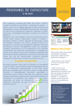 Buletinul informativ nr.3 „Consolidarea eficienței și accesului la justiție în Moldova”